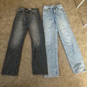 URBAN OUTFITTERS AND PACSUN BOYFRIEND STYLE JEANS SIZE 24